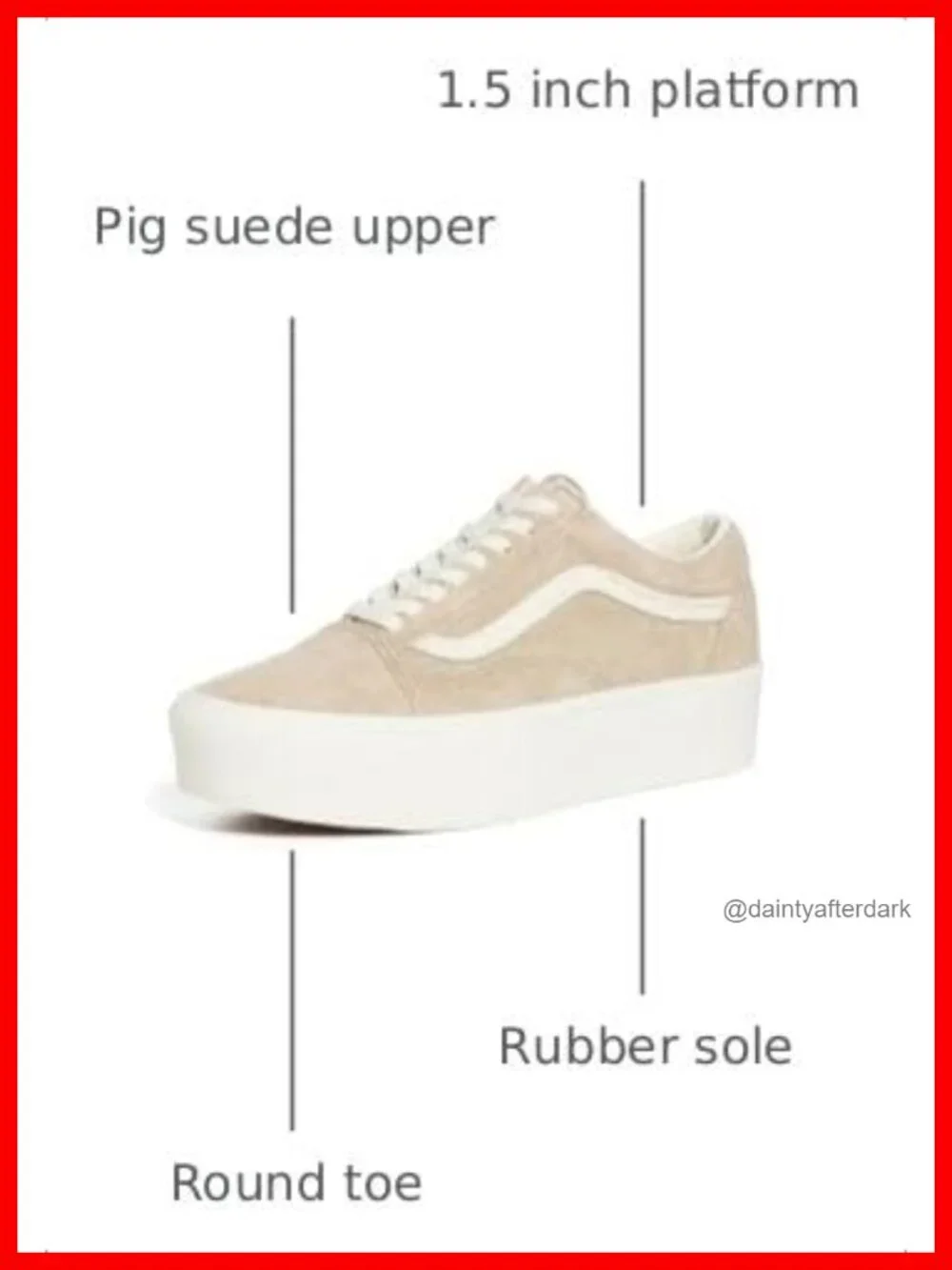 Vans Old Skool Stackform Suede Platform Sneakers Lace-Up